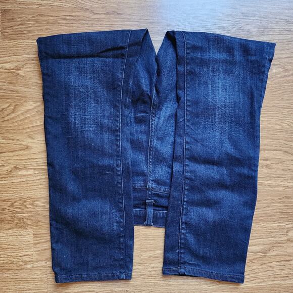 DKNY Jeans Womens Juniors Size 4 Dark Wash Blue Mid-Rise Skinny Leg - Picture 4 of 10